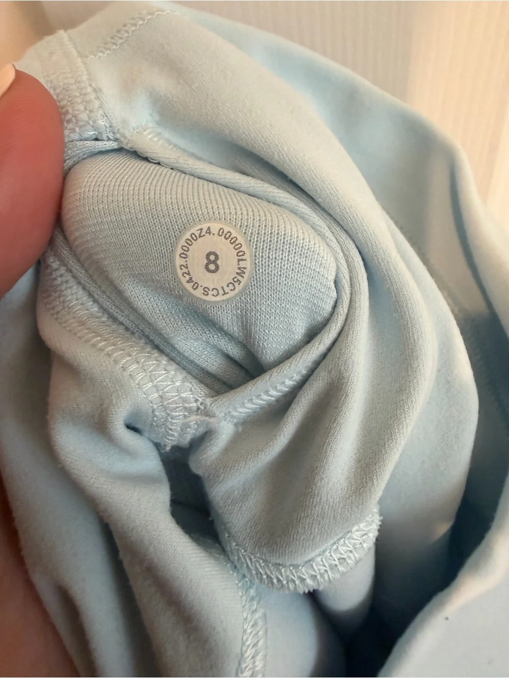 Lululemon High-Waist Light Blue Active Leggings
